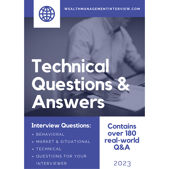 Wealth Management Interview - Technical Questions